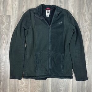 The North Face Women's Full Zip Black Fleece Jacket SIZE L Winter